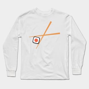 Chopstick Sushi Roll Long Sleeve T-Shirt